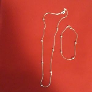 Sterling Necklace & Bracelet